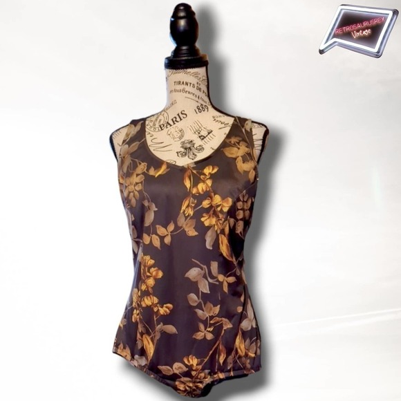 Vintage Jantzen 1970s Retro Floral Onepiece Swimsuit, 18/20 - Picture 4 of 8